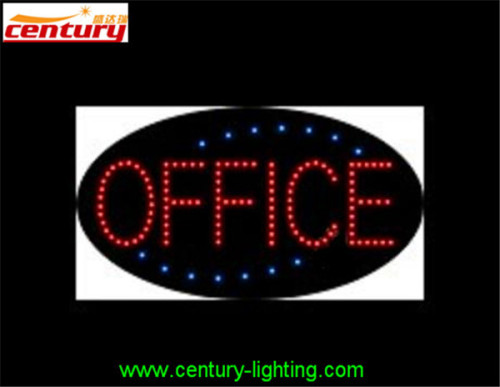 wholesale china factory OFFICE animated led sign