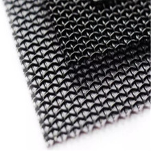 8Mesh Black and Gray Square Woven Wire Mesh 1.2m Width for Protection