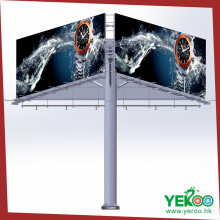 Three Sided Steel Spot Light Billboard Construction