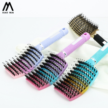 Hair Extension Detangling Brush with Boar Bristles