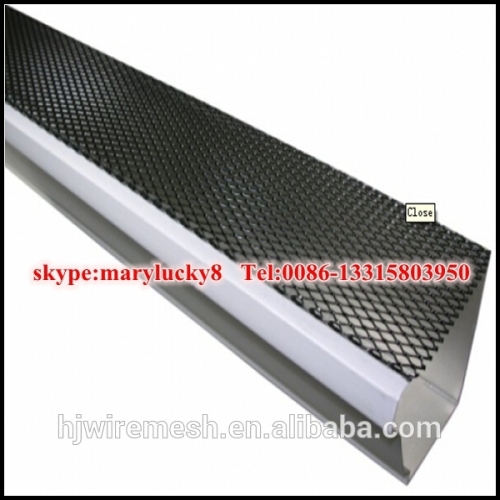 Aluminum gutter guard mesh/leaf gutter guard expanded metal