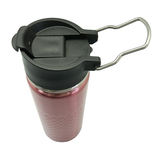 Outdoor Stainless Steel Vacuum Auto Mug with Flip Lid