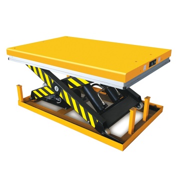 Stationary Scissor Lift Small Storage Table