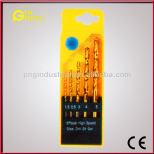 5PCS HSS TWIST DRILL SET