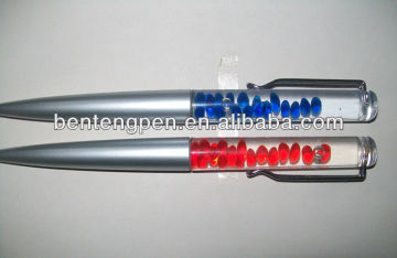 new design! plastic Aqua pen with red/blue blood cell in liquid P80062