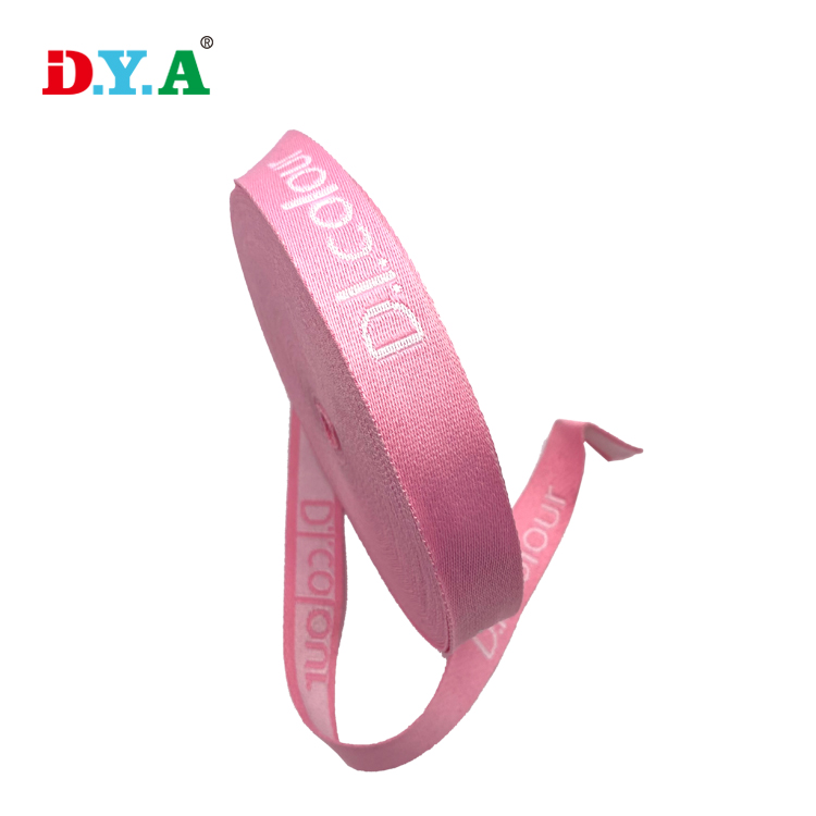 China Webbing Manufacturers Hot Sale Custom Logo WOVEN Jacquard Webbing Strap Polyester Tape