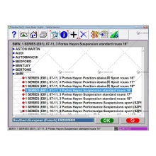 2024R01 Database Update for Pro32 JBC Hofman Alignment Software & Pro42 Prism Alignment for 2024 Vehicle Models Specs