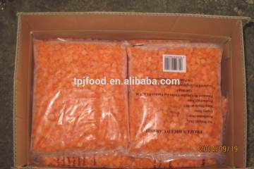 healthy frozen style IQF carrot dices/slices/strips