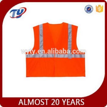 security mesh orange/yellow high visibility 3M reflective vests