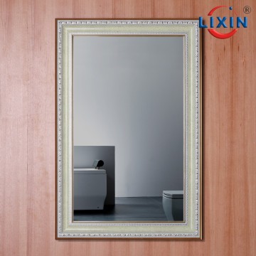 Antique large framed bathroom mirror, PS decoractive mirror for hotel items