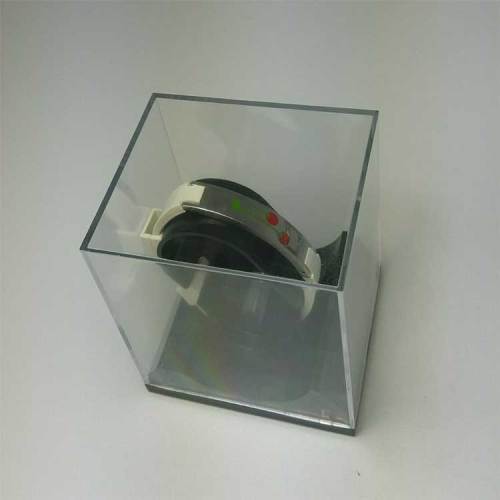 customized high quality clear plastic jewelry packaging C ring boxes