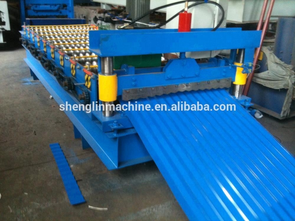 ibr wall corrugated roof steel sheet glazed tiles making machine