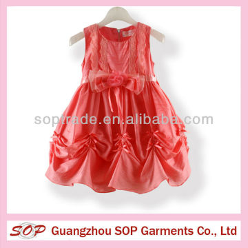 Sleeveless girls boutique clothing pretty angel dress princess dresses for kids