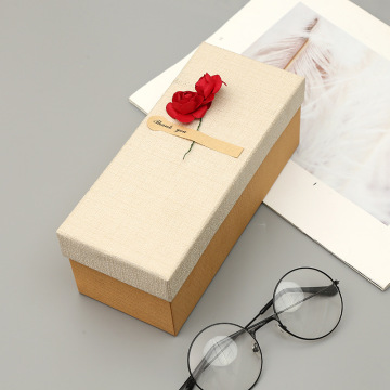 Kotak Pembungkusan Kotak Hadiah Perfume Rectangle Paper mewah