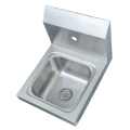 Durable stainless steel wall-mounted wash basin