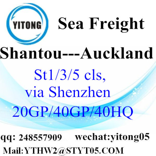 Shantou Sea Freight to Auckland