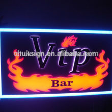 custom make LED illuminated advertising bar signs
