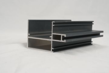 Aluminum extruded profile insulation curtain wall system