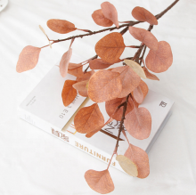 Hot Sale Plastic Greenery Artificial Eucalyptus Leaves for Wedding Decoration