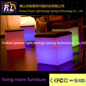 LED Light Furniture Cube Chair