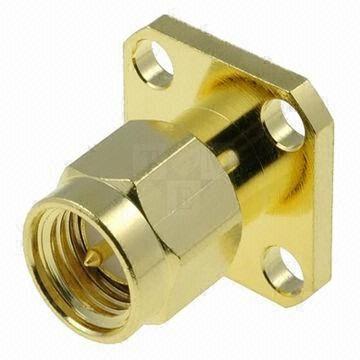 Panel mount SMA male connector