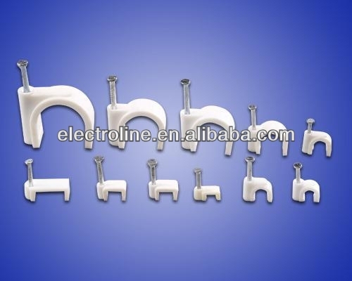 Nail In Cable Clip,Round & Flat Type