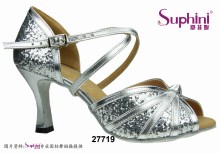 Low heel children sparkling dancing shoe 277