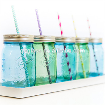 Mason Jar With Lids And Straws