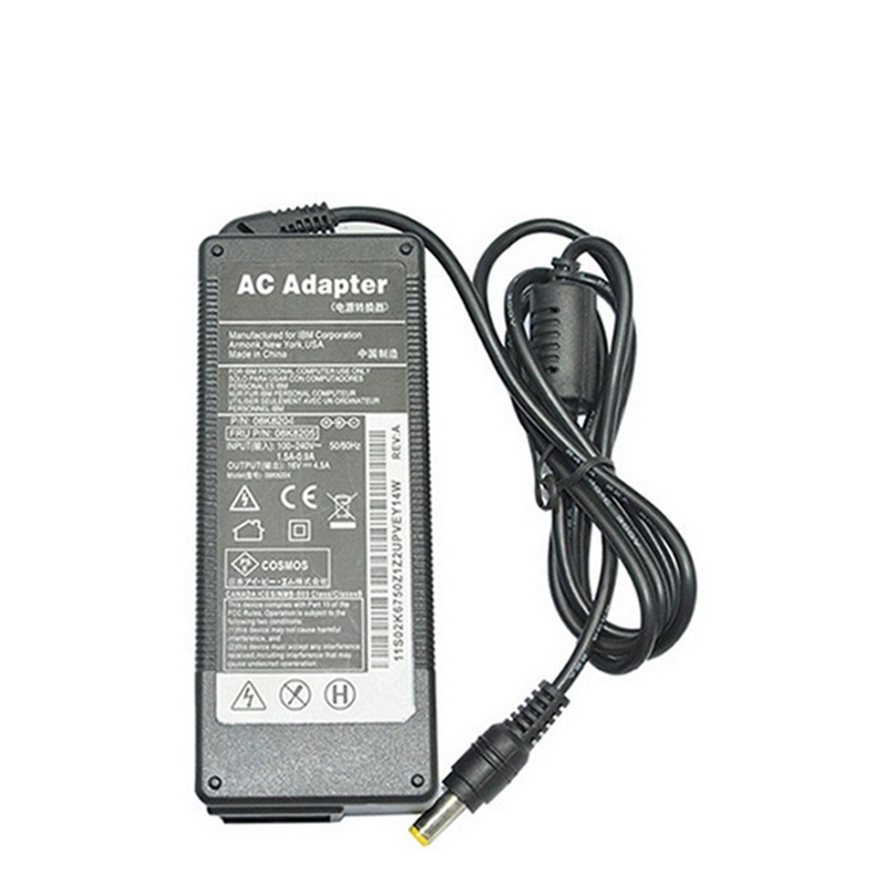 Adattatore per laptop 16V 4.5A per Lenovo 5.5 * 2.5mm