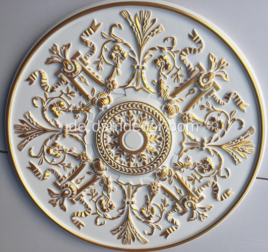 Runde dekorative Deckenmedaillons aus Polyurethan