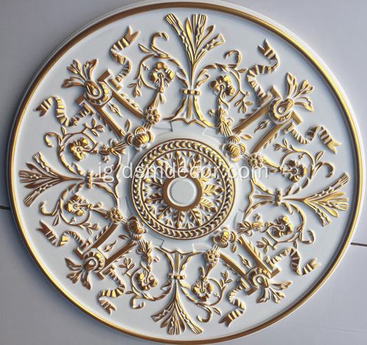 Polyurethane Round Decorative Celing Meallions