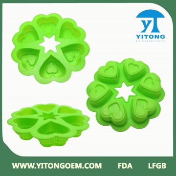 Cheap price funny shaped FDA standard silicone cake molds