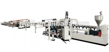 JWELL - PC PMMA Acylic GPPS Plastic embossed sheet extruder