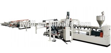 JWELL - pmma sheet extruded pmma machine