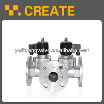 Two the 3-way solenoid valve