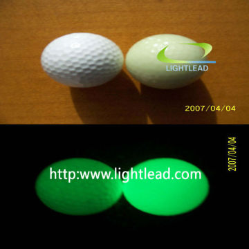 Photoluminescent night Golf Balls