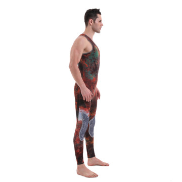 Mens di mare lungo John John 3mm Neoprene Spearfishing Wetsuits