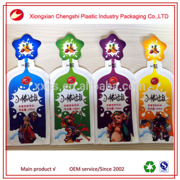 Moisture proof custom printed liquid packaging plastic bag