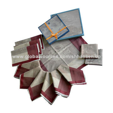 Hand-embroidered handkerchief, wholesale