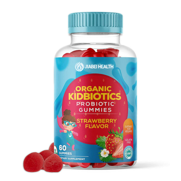 Kids Organic Probiotic Gummies with Strawberry Flavor