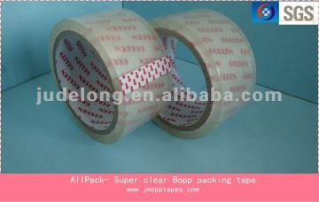 Super clear bopp sealing tape