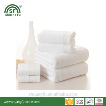 China supplier white toallas 100% cotton