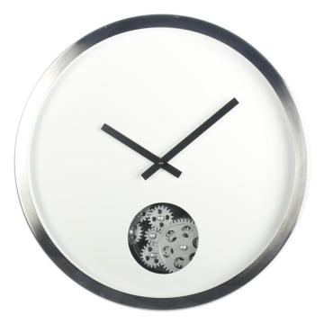 Horloge murale de 16 pouces avec engrenages mobiles