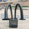 Dual channel industrial welding smoke dust cleaner