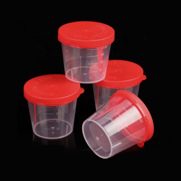 Factory Direct 40ml Disposable Plastic Urine Sampling Cup with Sampling Stick