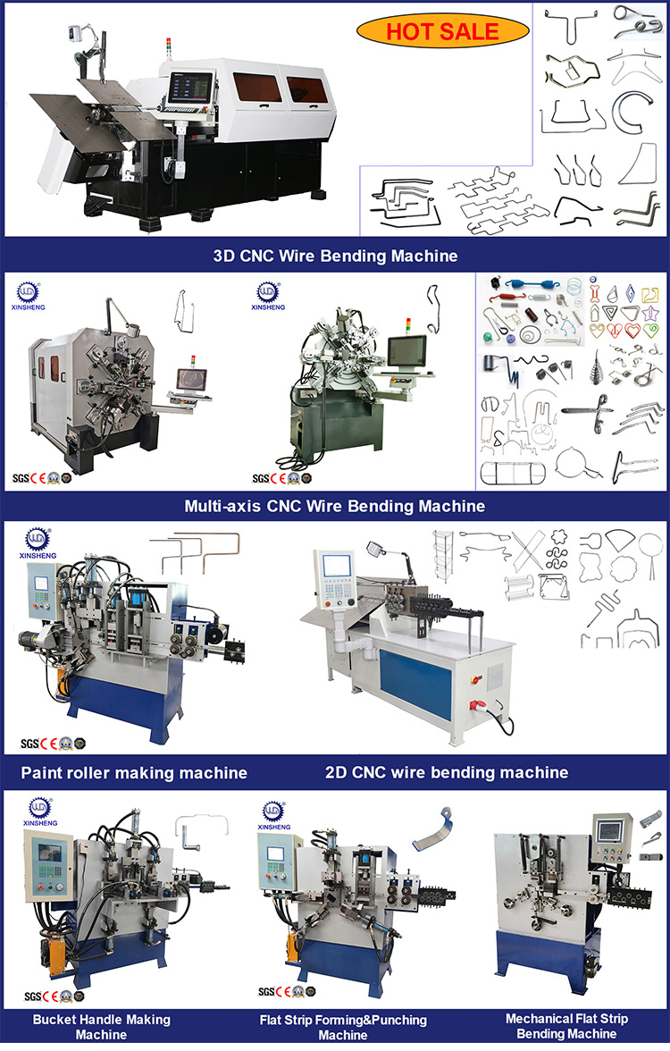 Automatic 5 axis Spring Coiling Making Machine