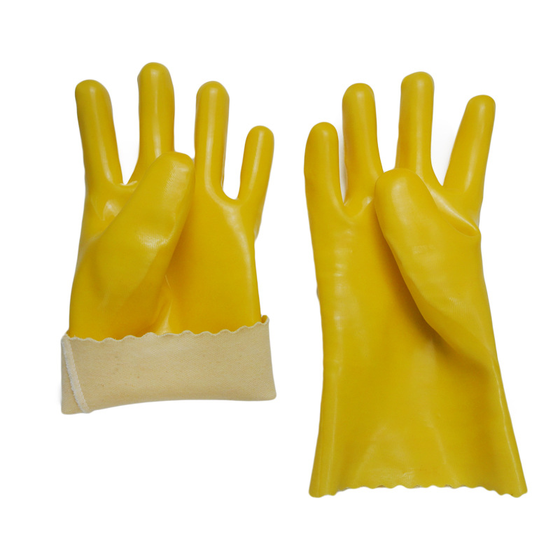 Yellow Single Dipped PVC 27cm