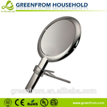 Round Shape Decorative Plastic Hand Held Mirror