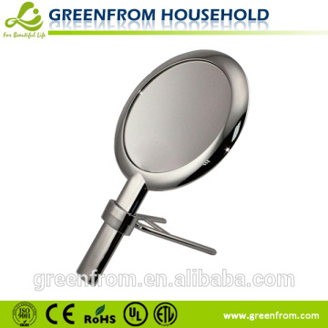 Round Shape Decorative Plastic Hand Held Mirror