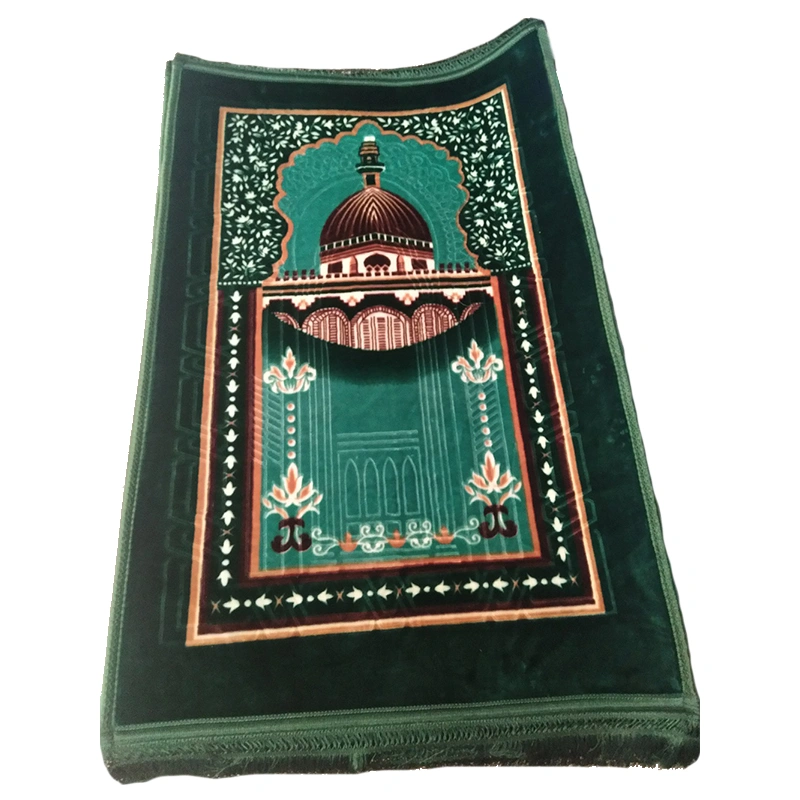 Microfiber Muslim Prayer Rug Printed Indoor Floor Mat Anti Fatigue Mat From China